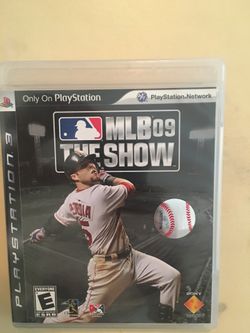 Sony PlayStation ps3 mlb the show 09