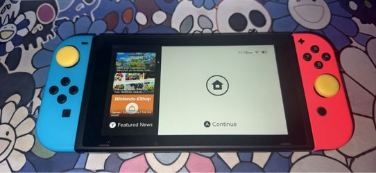 Nintendo Switch with Neon Joy-Cons