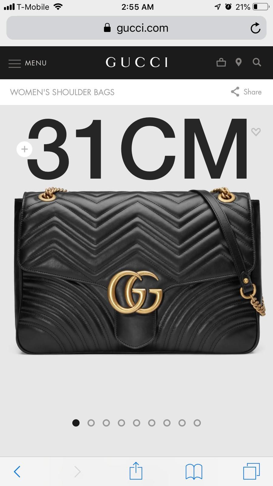 Gucci GG Mormont Large Shoulder bag , men’s genuine name brand belt, everything new out of the box