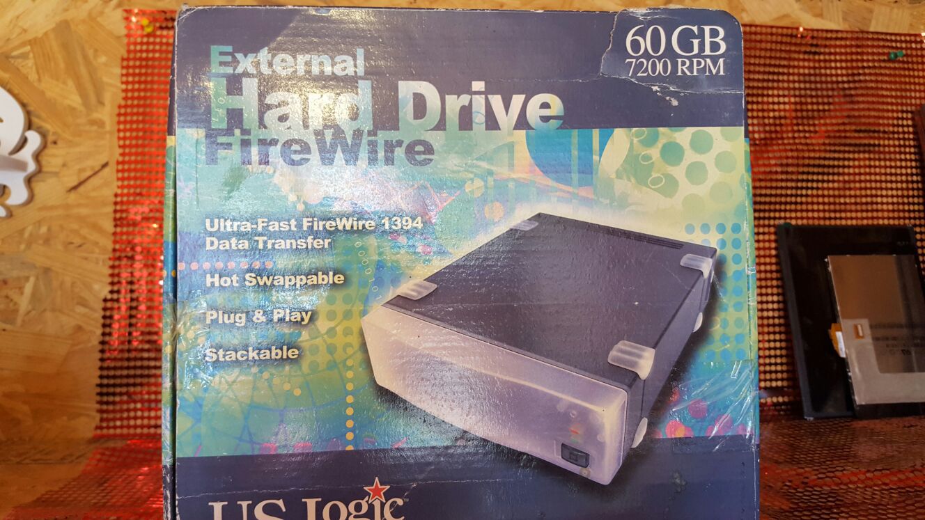 External hard drive firewire