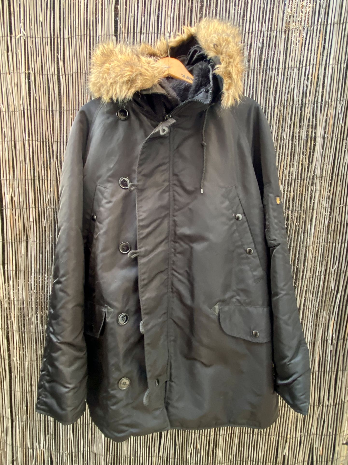 Alpha Industries - USAF Snorkel Parka (N-3B) - Black - Men’s Large