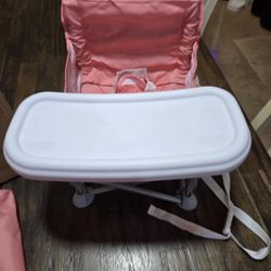 Brand New Portable Baby Booster Seat With Tray 