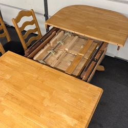 Dining table and 6 chairs
