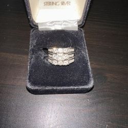 Princess Cut 1/2 Carat Wedding Band Set 