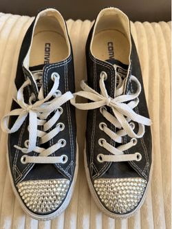 Converse Chuck Taylor All Star Low with Rhinestone Toe Caps