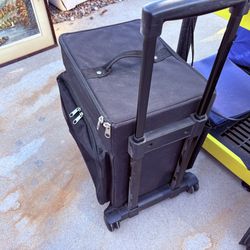 Black rolling crafting  / storage case
