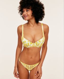 New With Tags Adore Me Rochelle Push Up Bra And Bikini Panty 