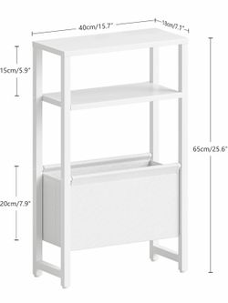 3 Tier Slim Narrow Side Table