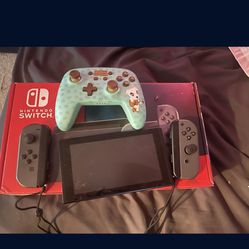 Nintendo Switch With Lots Of Games, Carrying Case, And Controller