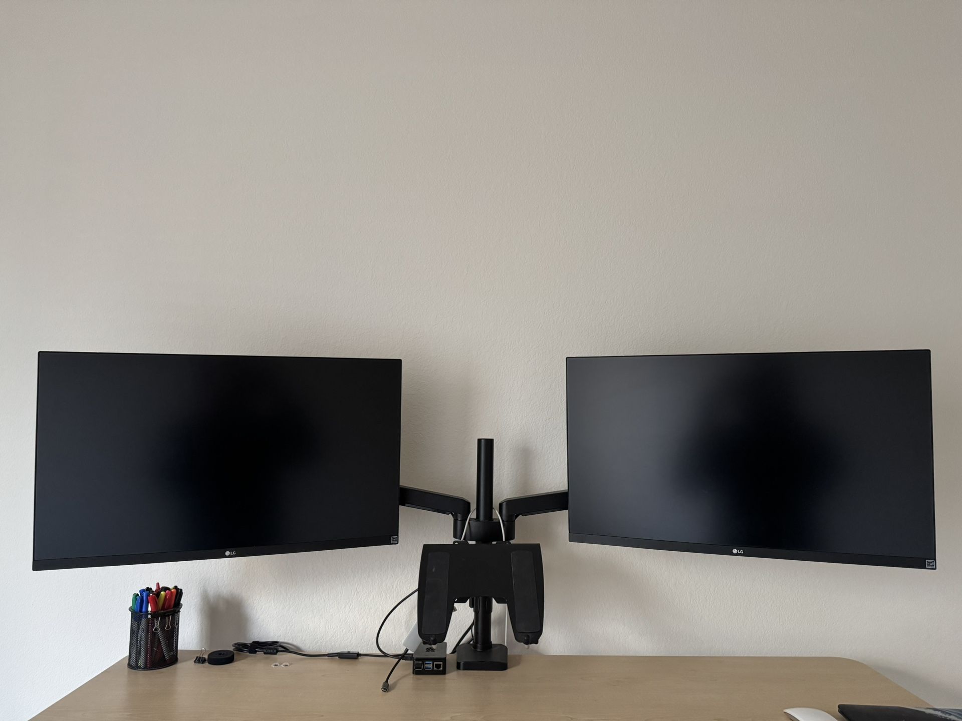 Monitor Stand + Monitors