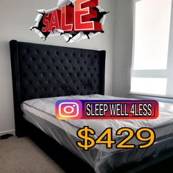 NEW QUEEN BED 