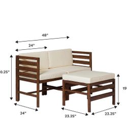 3 Piece Patio Set