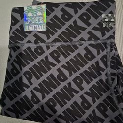 Pink  ultimate  yoga. Leggings ,large 