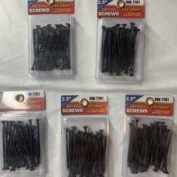 Pack Of 5 2.5” drywall screws HW-7701 Telstar 70 Grams 3oz