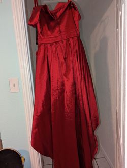 Dark Red Dress Formal Prom