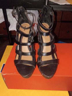 Black Strappy Sandals