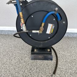 Central Pneumatic 50 ft Retractable Air Hose Reel – Ceiling/ Wall Mount