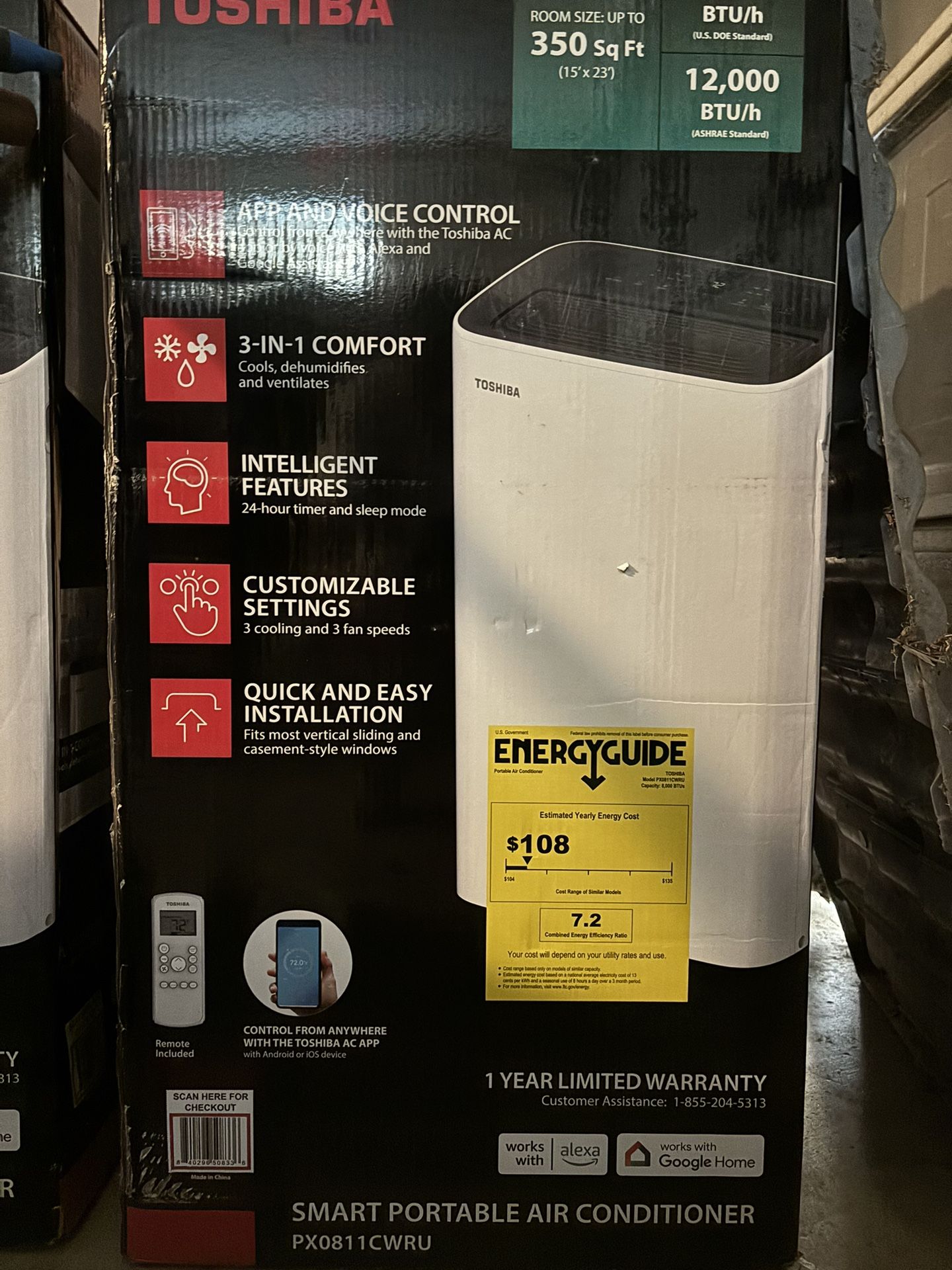 Toshiba Smart Portable Air Conditioner