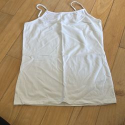 Tan and White Tank Tops
