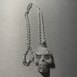 Skull Pendant With Chain