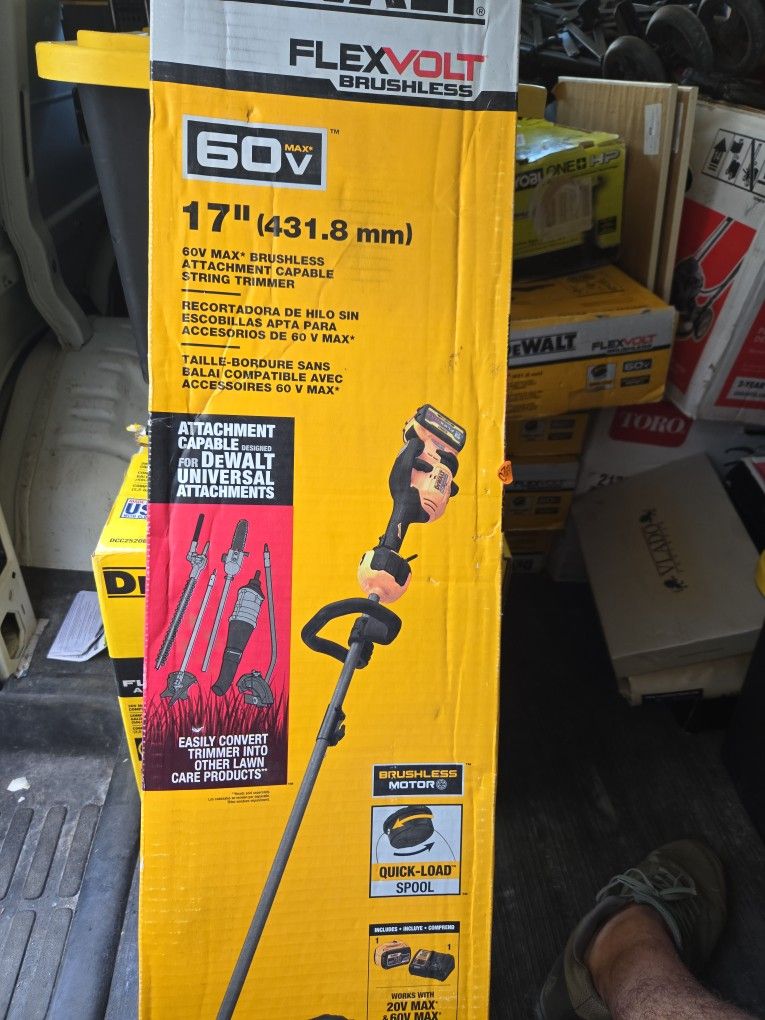 DEWALT FLEXVOLT BRUSHLESS 60VMAX ATTACHMENT CAPABLE