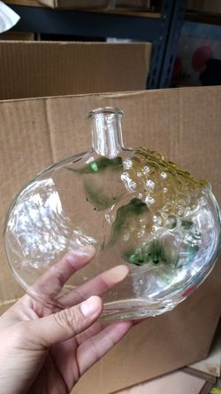 Flower base or pretty bottle for decor