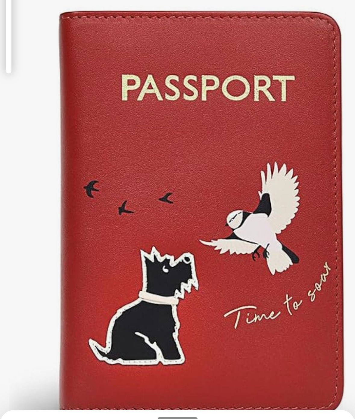 Radley London - Heritage Dog Passport Cover Travel (Actual Cover Is In Light Pink (not Red) Essentials for Women Card and Passport Auto Theft Wallet