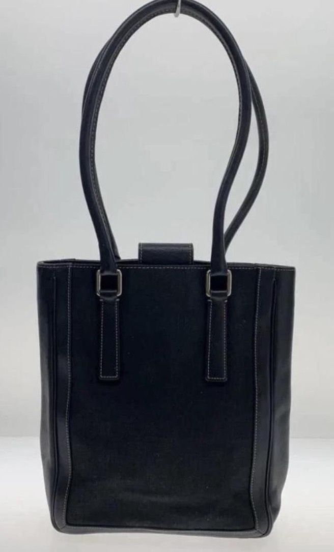 Coach leather women’s black bag with 2 straps NWOT  vintage 