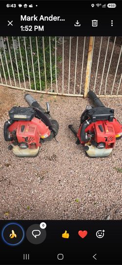 Red max 8560 blowers for parts or repair