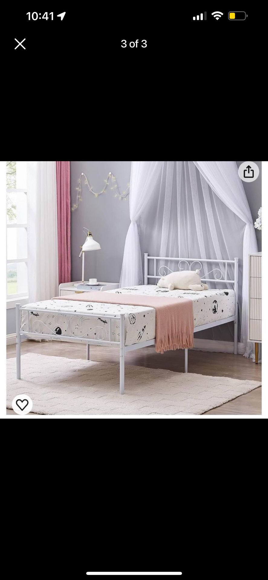Twin Size Bed Frame For Sale ASAP