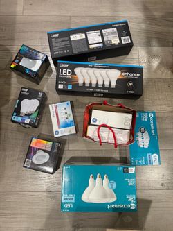 Mixed LED & CFL Light Bulb Lot