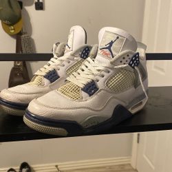 Jordan 4 'Midnight Navy's ' Size 10 Men