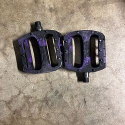 Purple demolition pedals