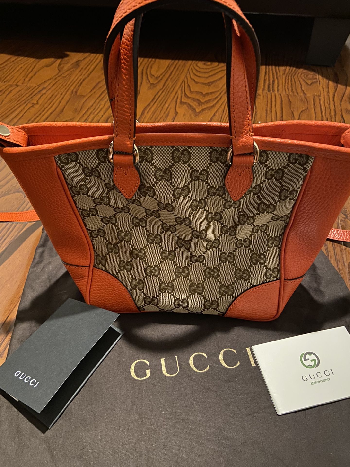 Gucci Bag Original GG/dollar Calf Orange