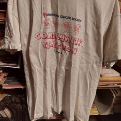 Vintage 1996 Winchester Va American Cancer Society Community Telethon Shirt