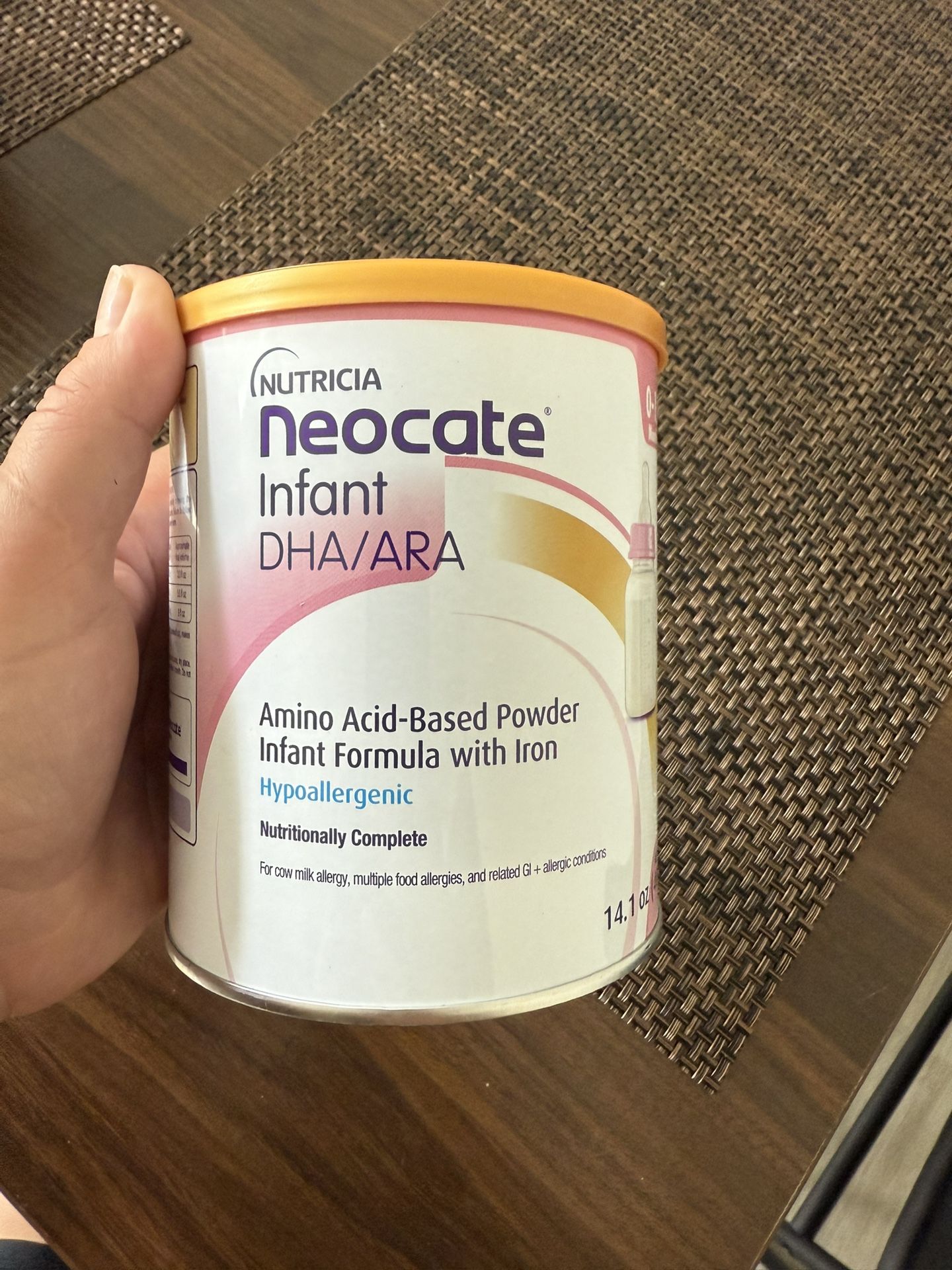 Nutricia Neocate Infant - Hypoallergenic, Amino Acid-Based Baby Formula - Well-Tolerated & Supports Normal Growth - Infant Formula with DHA, ARA & Iro