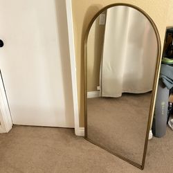 Vintage French Mirror w/Gold Trim - Like New!