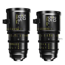 DZOFilm Pictor 20-55mm and 50-125mm T2.8 Super35 Zoom Lens Bundle PL Mount /EF