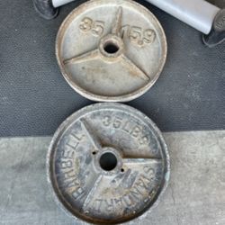 35 lbs Olympic Weight Plate… Home Gym Fitness….