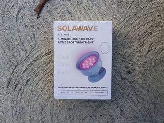 Solawave Bye Acne 3-Minute Light Therapy Spot Treatment - Brand New / Sealed