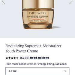 Brand NewnEstée Lauder Revitalizing Supreme+ Youth Power Creme 30ml