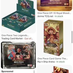 One Piece Pokemon Cards Trading Buying 