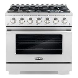 New open Box 36" Professional Style Gas Range