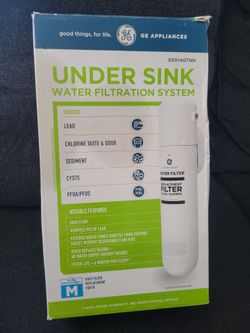 GE Water filter system