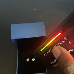 VVS1 Stud Moissanite Earrings 