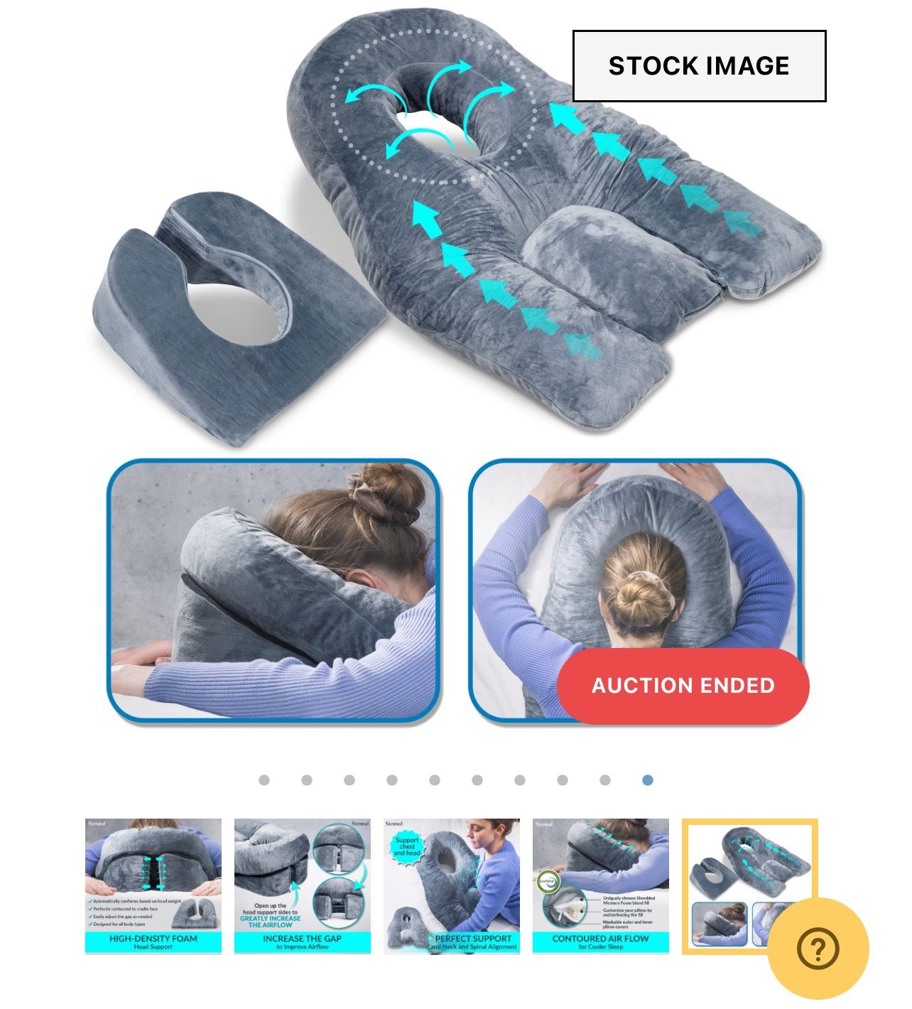 BBL/Eye Recovery Pillow