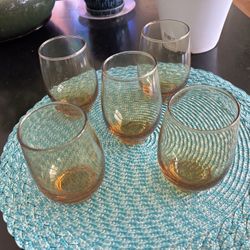 Vintage Amber Glass