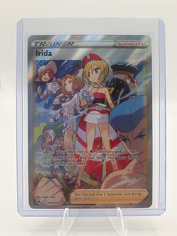 Pokémon Irida Trainer Supporter Full Art Ultra Rare Holo GG63/GG70 Crown Zenith