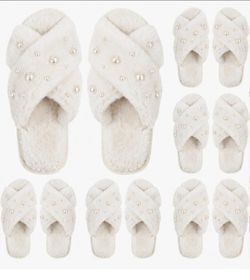 Bridesmaid slippers 6 pairs