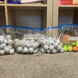 Golf Balls And Golf Tee